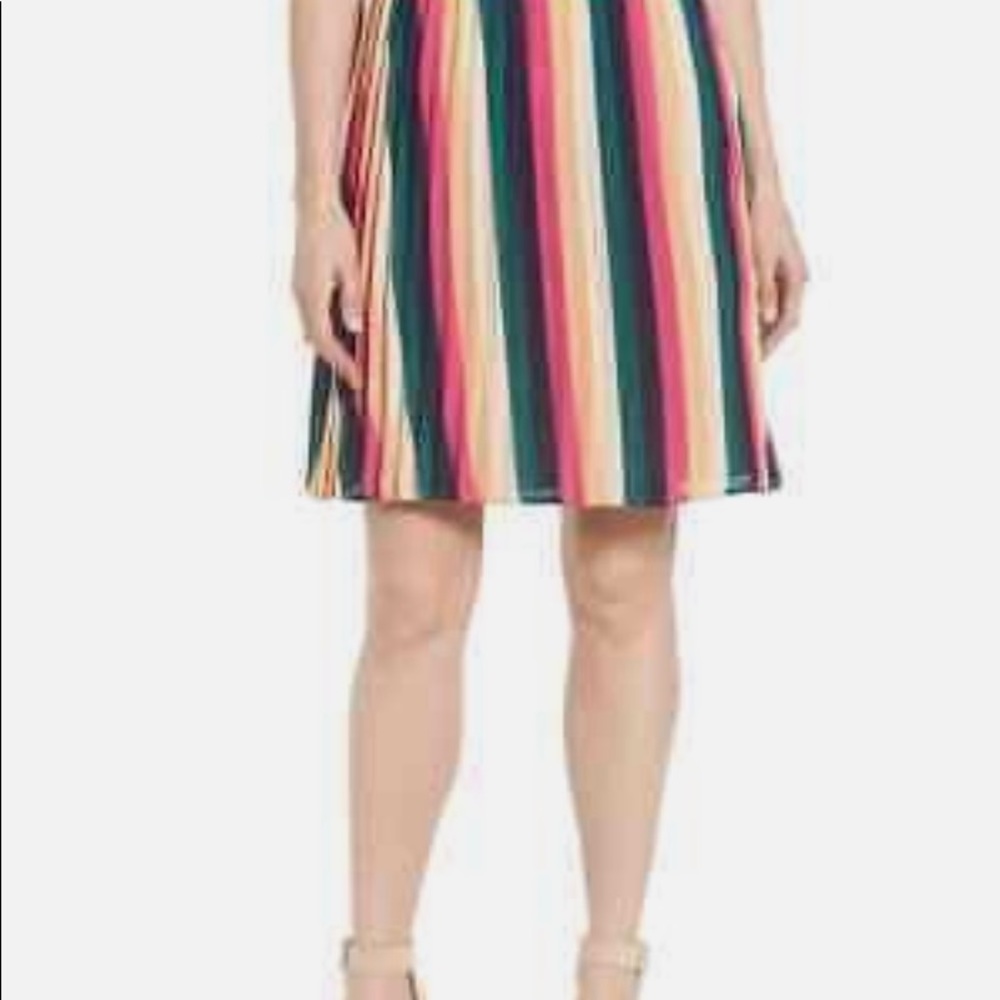 Gibson NWT Sugarplum Navio pleated skirt